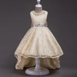 Kids Bridesmaid Flower Girls Wedding Dresses For Party Dress Summer Children Clothes Princess Dress For Girls 8 10 12 Year