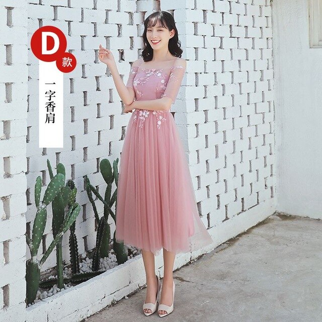 Beauty Emily A line Lace Dark Pink Bridesmaid Dresses 2019 Short for W Wedivite Beauty Emily A line Lace Dark Pink Bridesmaid Dresses 2019 Short for W Wedivite