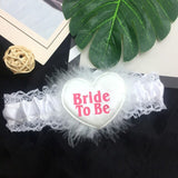 Sexy Bachelorette Party Lace Bride-To-Be Garter