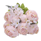 13Pcs/Bunch Artificial Peony Decorative Party Silk Fake Flower Peonies For Wedding Decor DIY Wedding Decoration Flower Wreath