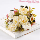 10pcs 8cm Foam Rose Flowers Artificial Flowers Small Rose Wedding Fake Flowers Wedding Bouquet