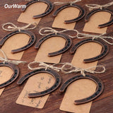 OurWarm Lucky Gift Metal Horseshoe Wedding Favors for Guest Birthday Anniversary Souvenir Barn Wedding Party Supplies