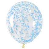 10 Transparent Confetti Balloons