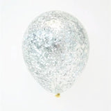 10 Transparent Confetti Balloons