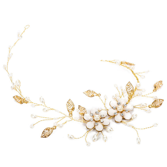 Crystal Flower Bridal Headband