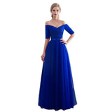 Purple Red Bridesmaid Dresses Satin Tulle A-Line Royal Blue Sleeveless Wedding Party Dresses party dress